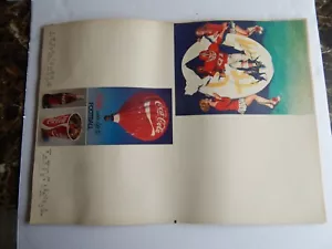 150 rari poster vintage Coca Cola 1950-60. LOTTO/A. Calcio, Coca-Cola Insegna ARBITRO. - Foto 1 di 4