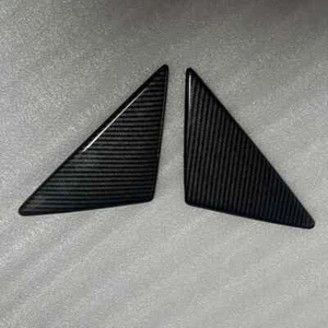 Carbon Look Exterior A Pillar Triangle Panel Cover Trim for Mazda RX7 FD3S 93-02 - Picture 1 of 4