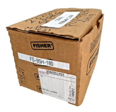 Fisher Controls Type 95H-180 1/4" NPT Stainless Steel Regulator Valve 300Psi Max - Image 1 of 4