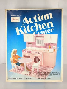 Centro cucina Sears Action per bambola 11 1/2" vintage anni 70 tulipano elettrodomestico da tavolo - Foto 1 di 15
