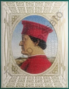 Puzzle ovale, quadro - Ritratti Rinascimento. Piero della Francesca - 229 pezzi - Imagen 1 de 9