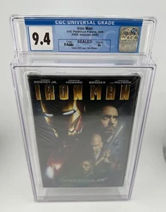 Marvel Disney Iron Man (2008) DVD - New Sealed Graded CGC 9.4 A+ - Picture 1 of 12