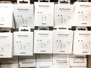 Original 25W Super Schnell Typ C Ladegerät Stecker/Kabel für Samsung Galaxy S20 S21 S23 - Bild 1 von 13