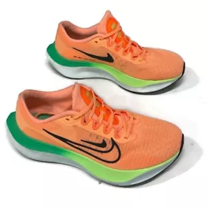 Women's Nike Zoom Fly 5 Running Size 10 Shoe Total Orange White Green DM8974-800 - Picture 1 of 17