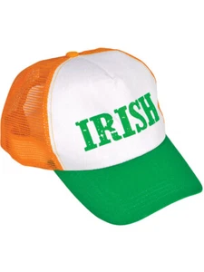 Adults Saint Patrick's Day Irish Trucker Baseball Hat Cap Costume Accessory - Picture 1 of 1
