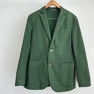 AT.P.CO Jacket Mens 38 Olive Unstructured Chore Blazer Sport Coat Utility 48EU - Picture 1 of 16