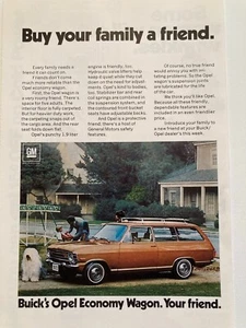 1972 Buick Opel Economy Wagon Printanzeige - Bild 1 von 2