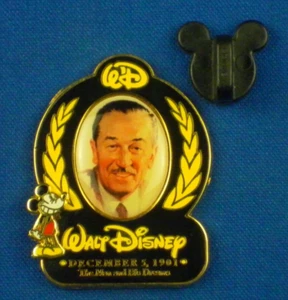 Prendedor de cumpleaños número 100 de Mickey Mouse y Walt Disney Man and His Dreams # 8467 - Imagen 1 de 3