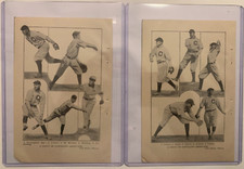 1914 Spalding NAP LAJOIE JOE JACKSON CLEVELAND INDIANS PLAYER PHOTOS 5x7