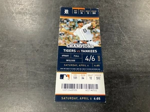 Talón de boleto Tigres 2013 4/6/13 vs Yankees - Imagen 1 de 1