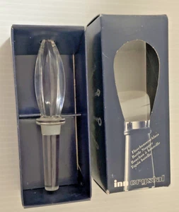 Vintage Inn Crystal Bottle Stopper Made In Austria New w/ Box 5.5" Tall - Picture 1 of 5