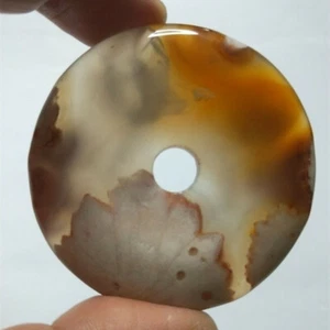 Natural cherry blossom agate Polished “safe buckle” Madagasca Reiki Healing - Picture 1 of 5