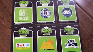 2015 SWCA STAR WARS CELEBRATION THE FORCE UNITED PROMO CARD SET OF 6 JEDI YAK - Bild 1 von 2