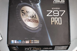 ASUS Z97-PRO, LGA 1150/Socket H3, Intel Motherboard DDR3 3200 0.C. - Picture 1 of 4
