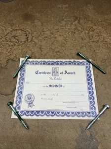 "Certificado de premio Royal Golf Ball 1937 de Estados Unidos raro de colección difícil de encontrar 10""x8""" - Imagen 1 de 11