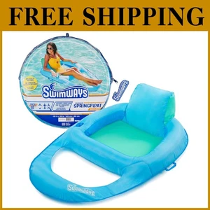 Swimways Spring Float Recliner - Adult Pool Lounger - Picture 1 of 9