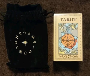 Tarot Deck By Pamela Colman Smith 78 cards SEALED Velvet Bag classic Waite  - Picture 1 of 3
