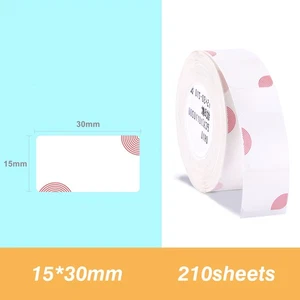 (15x30mm (210 Sheets)Ripple)Thermal Printing Label Paper Barcode Price TDW - Afbeelding 1 van 5