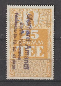 Germany Revenue Stamp Fiscal Gebuhrenmarke 25 Gr Tee Berlin Tax on Tea and Coffe - Picture 1 of 1