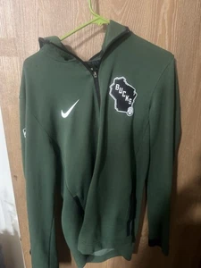 Nike Milwaukee Bucks Full Zip Hoodie Size Small - Picture 1 of 2
