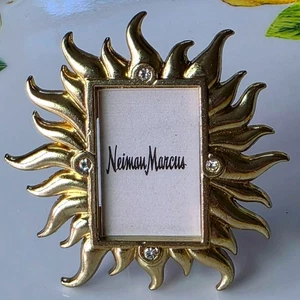 Jay Strongwater Neiman Marcus Gold Sunburst Bilderrahmen Clip Pin Miniatur - Bild 1 von 4