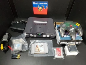 Consola Nintendo 64 Negra con JUEGO, Mando y Cables NUS-001 N64 - Imagen 1 de 12