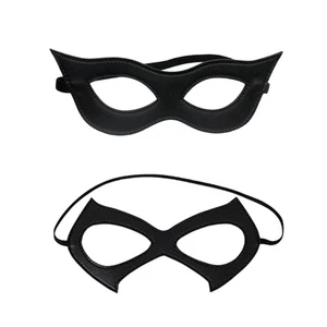Soft PU Leather Masquerades Mask Adjustable Strap For Cosplay Costume Parties - Picture 1 of 10
