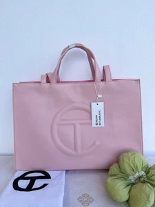 HOT NWTTelfar Medium Shopping Bag Purse Bubblegum Vegan Leather - Picture 1 of 43