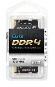 TEAMGROUP Elite DDR4 16GB Single 3200MHz PC4-25600 CL22 Unbuffered Non-ECC 1.2V - Picture 1 of 2