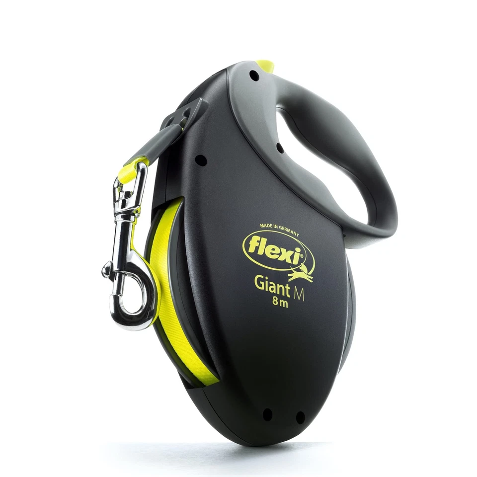 Flexi Giant 26ft Neon Tape Retractable Medium Dog Leash Max 55lbs