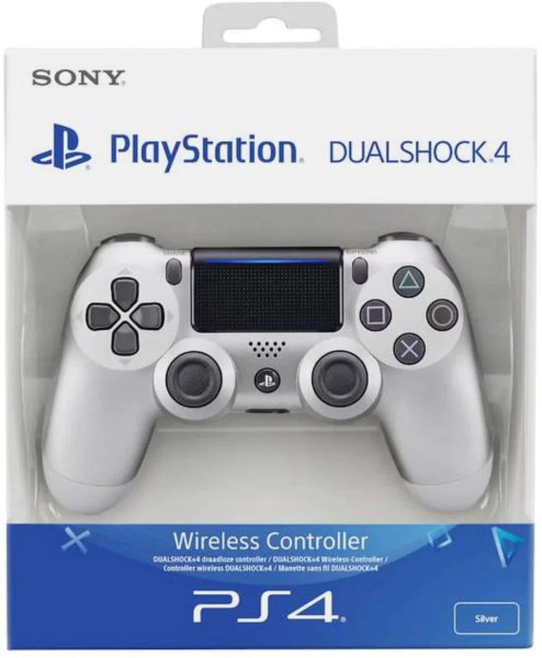 Manette PlayStation Dualshock 4 V2 Sans Fil pour PlayStation 4 - Silver / Argent - Immagine 1 di 4