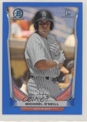 2014 Bowman Chrome Prospects Blue Refractor /250 Michael O'Neill #BCP48 - Image 1 of 2