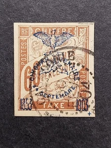 Timbre taxe Colonies françaises Nouvelle Calédonie N° 13 oblitéré TB - Picture 1 of 2