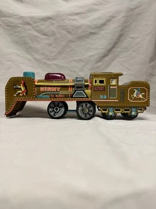 JUGUETE DE FRICCIÓN LITOGRÁFICO JAPONÉS VINTAGE TREN “GIGANTE” DE S.S.S. JAPÓN - Imagen 1 de 6