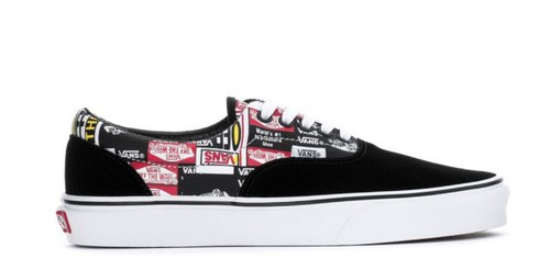 Vans uomo nuovo senza scatola epoca (mix etichette) nero bianco vero VN0A4BV4V9A taglia 10 5
