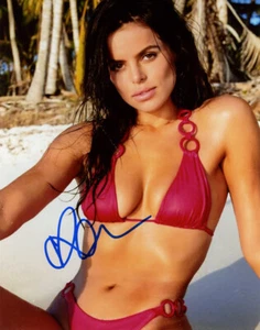 BROOKS NADER SIGNED 8x10 PHOTO SPORTS ILLUSTRATED SI SWIMSUIT MODEL BECKETT BAS - Picture 1 of 2