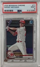 SHOGO AKIYAMA ROOKIE 2020 BOWMAN CHROME PSA 9 秋山 翔吾 CARD Saitama Seibu Lions