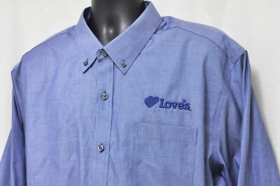 Camisa polo de vestir LOVE'S Travel Stops Gasolinera Gerente de empleados Casa Roja 2XL Foto 1 de 4