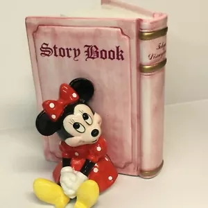 Tokyo Disney land Collectible Minnie Mouse BOOKEND Used Super rare Vintage - Picture 1 of 10