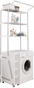 3-Tier Laundry Room Shelf over Washing Machine Storage Utility Rack above Toilet - Picture 1 of 7