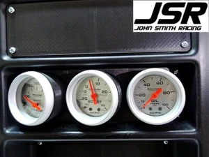 94-00 Mustang 3 Gauge Pod Single 1 DIN Cassette Radio Stereo CD Delete Plate 3D - Picture 1 of 2