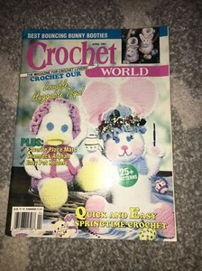 Vintage Crochet World Magazine Issue April 1991 - Picture 1 of 3
