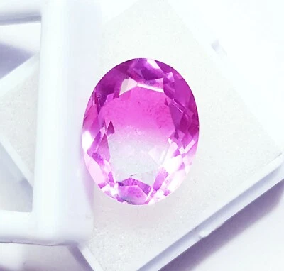 Mixed Color Quartz Oval Cut Loose Gemstone 11.80 Ct Certified With Free Gift - Image 1 of 4