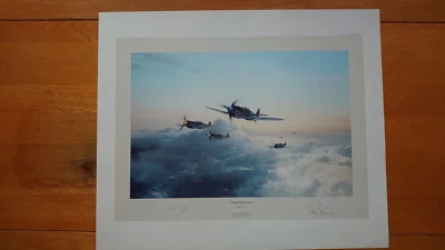 Robert Taylor Air Combat Paintings - Flight Of Eagles (195) - Image 1 of 3