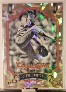 2012 COOPERSTOWN CRYSTAL COLLECTION PARALLEL #'d/299 STEVE CARLTON     WM12