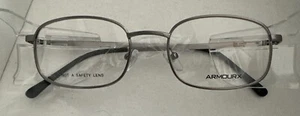 ArmouRx 7702R Eyeglasses Gunmetal 54-20-145 Safety - Picture 1 of 6