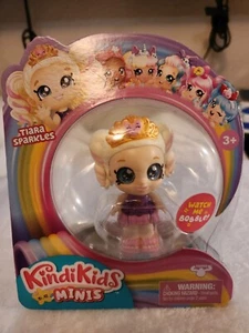 Kindi Kids Minis TIARA SPARKLES 3" Doll Bobble Collectible New  - Picture 1 of 7