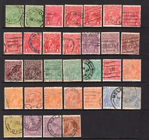 AUSTRALIA PREDECIMAL KGV SINGLE W/M LOVELY SELECTION VERY FINE USED - Picture 1 of 2