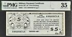 Military Payment Certificate $5 Series 461 First Printing PMG 35 VF Banknote