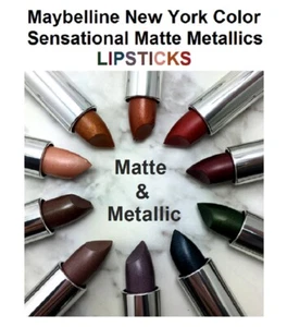 Maybelline New York Color Sensational Matte Metallics Lipstick, - Picture 1 of 14